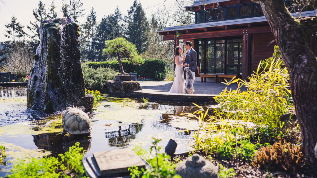 Horticultural Centre of the Pacific Elopement Photography